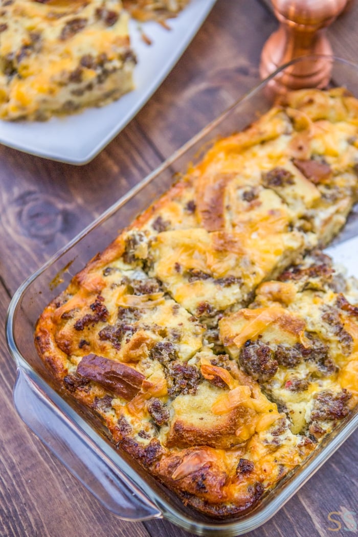 Sausage Breakfast Casserole Recipe - Sausage, Egg & Cheese Casserole