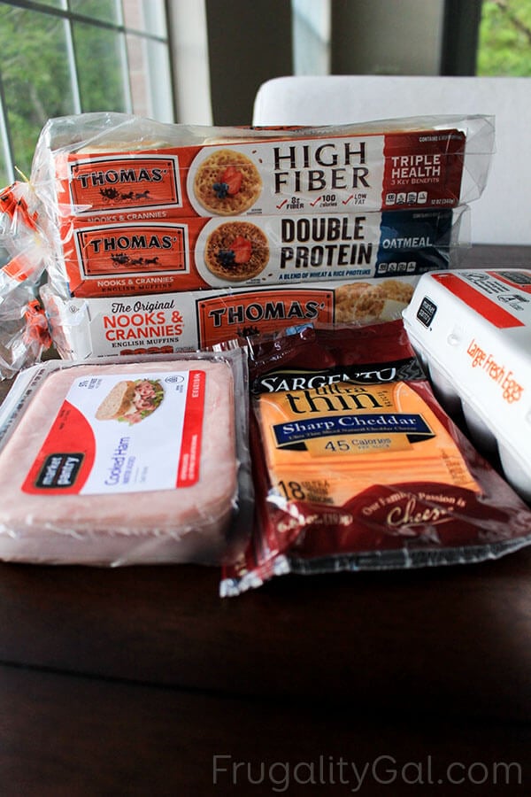 Freezer Breakfast Meals - Freezer Breakfast Sandwiches - Breakfast Freezer Meals - Breakfast Freezer Sandwiches - Make Ahead Breakfast Ideas - Make Ahead Meals to Freezer - Meal Prep Breakfast Ideas Freezer