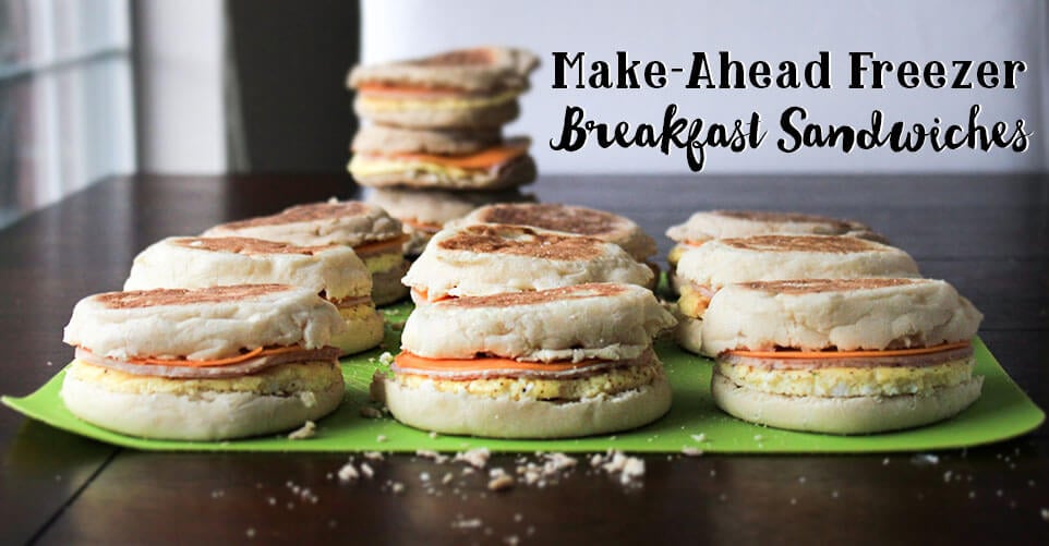 Freezer Breakfast Sandwiches  - Tastes Better From Scratch