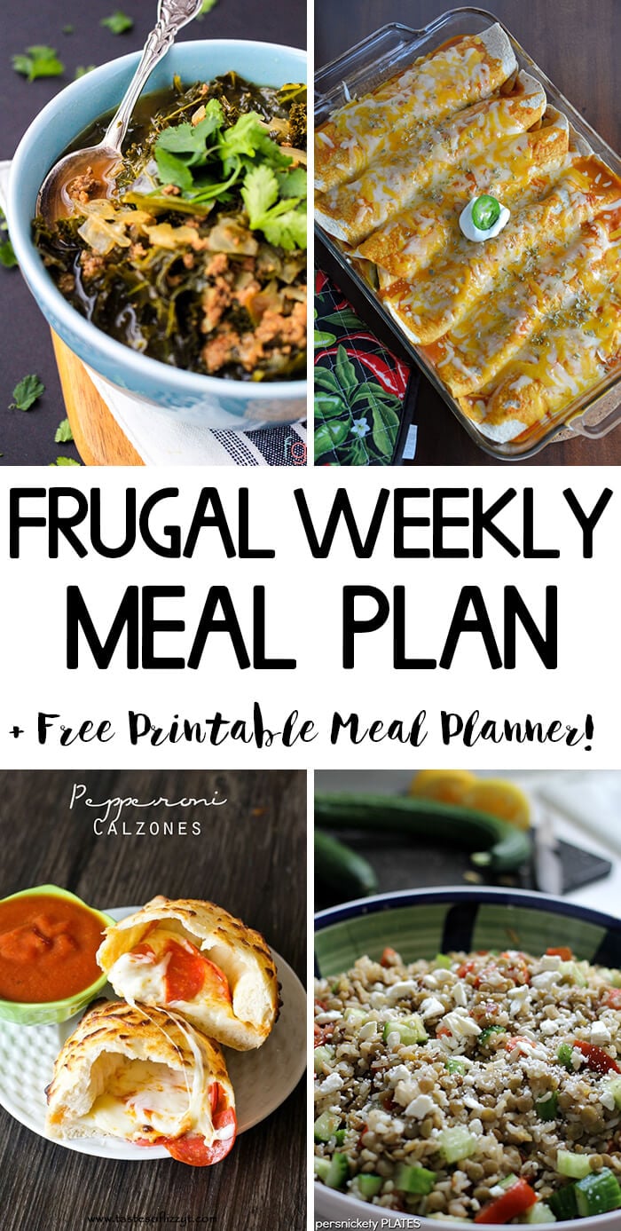 Frugal Weekly Meal Plan #4 - Savor + Savvy