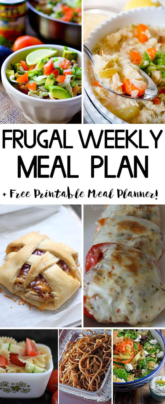 Frugal Weekly Meal Plan #3