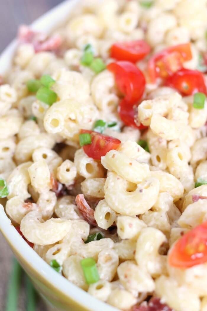 Lemon Dijon Pasta Salad by Mama Loves Food