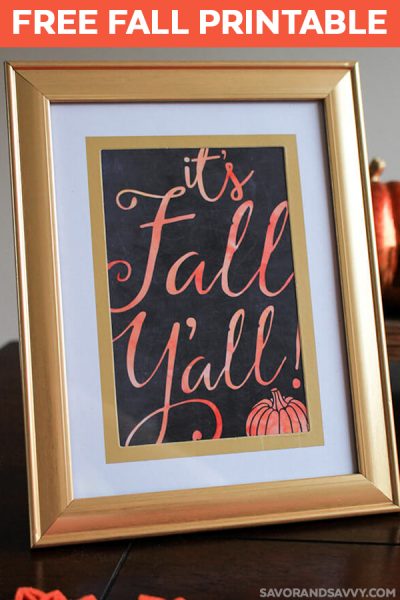 Free Fall Printables and Wall Art to Decorate Your Home - Savor + Savvy
