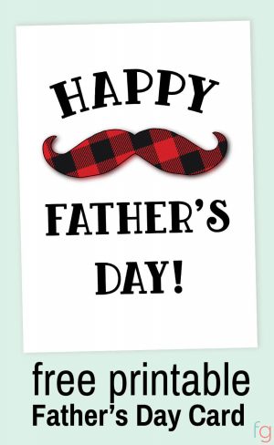 Father's Day Card - Free Printable