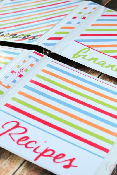FREE Printable Binder Covers to Organize Your Life - Savor + Savvy
