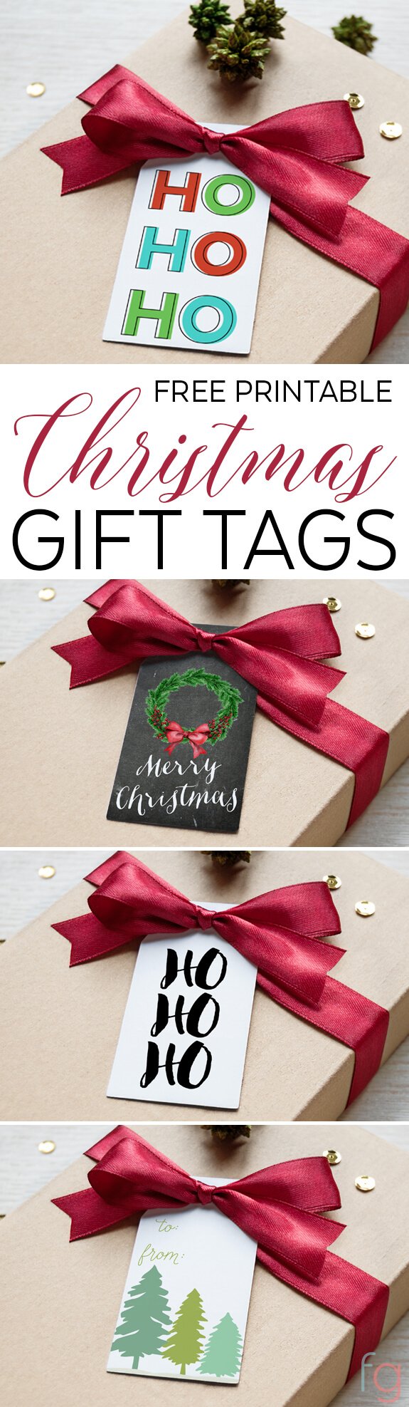 4 Free Printable Christmas Tags