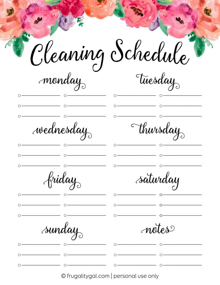 Speed Cleaning Checklist - FREE Printable  Cleaning hacks, Speed cleaning,  Cleaning