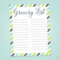 Grocery List Template - Savor + Savvy
