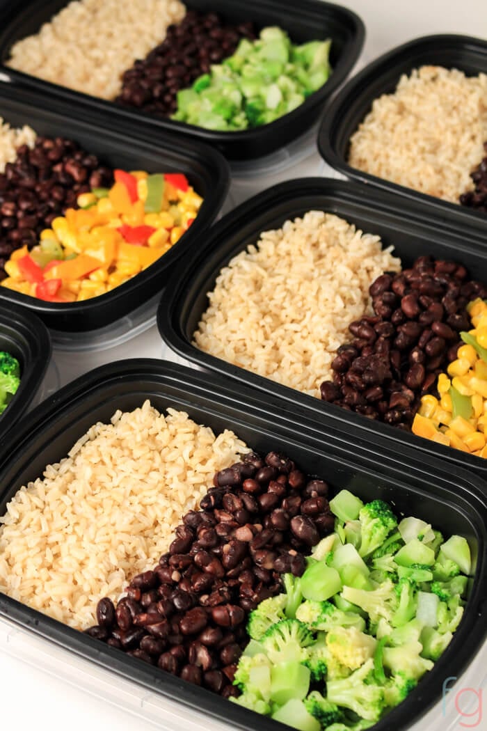 Wallet-friendly vegetarian meal preps