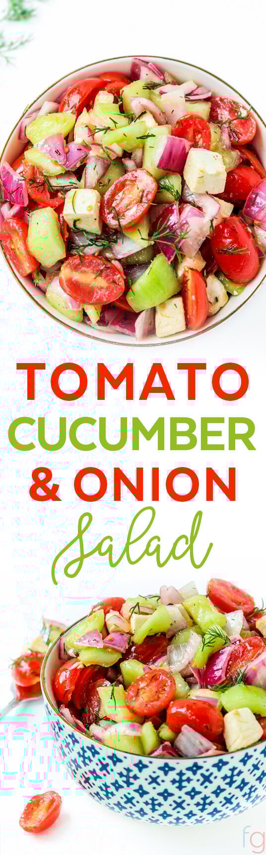 Tomato Cucumber and Onion Salad Vinegar - Tomato Cucumber Salad - Tomato Salad - Tomato Onion Cucumber Salad - Summer Salad Recipes Healthy - Salad Recipes for a Crowd - Vegetarian Recipes #tomatosalad #tomatocucumbersalad #summersalad #salad