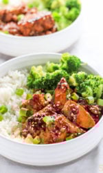 Honey Teriyaki Tofu Recipe Rice Bowls - Marinated Tofu Recipes Easy Vegetarian Recipes Dinner Easy - Vegetarian Meals Easy - Vegetarian Dinner Ideas - Meatless Meals Easy - Meatless Monday Recipes