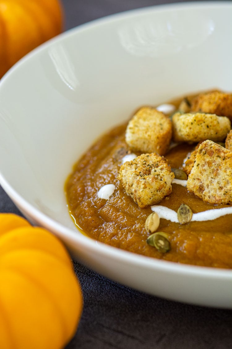 Vitamix Pumpkin Soup Bisque Squash Savor + Savvy