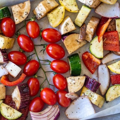 Fast and Easy Roasted Mediterranean Vegetables Savor + Savvy