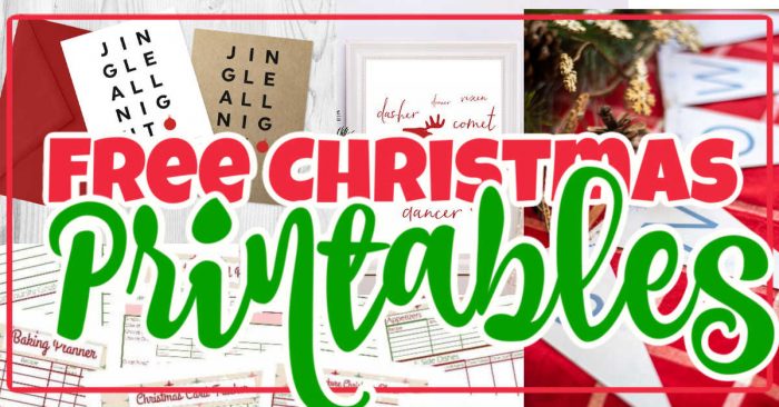 20 Free Printables Christmas/Holidays - Savor + Savvy