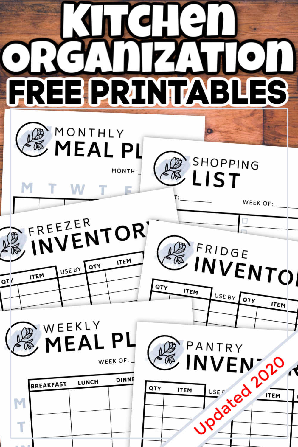 Kitchen Essentials Printable Checklist, Kitchen Inventory, Kitchen