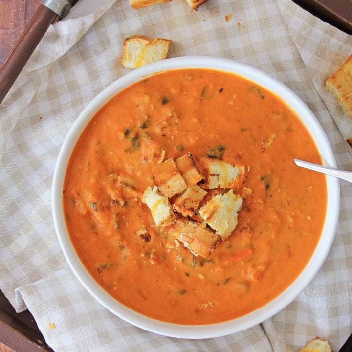 Vegetarian Crockpot Black Bean Soup Recipe - Savor + Savvy
