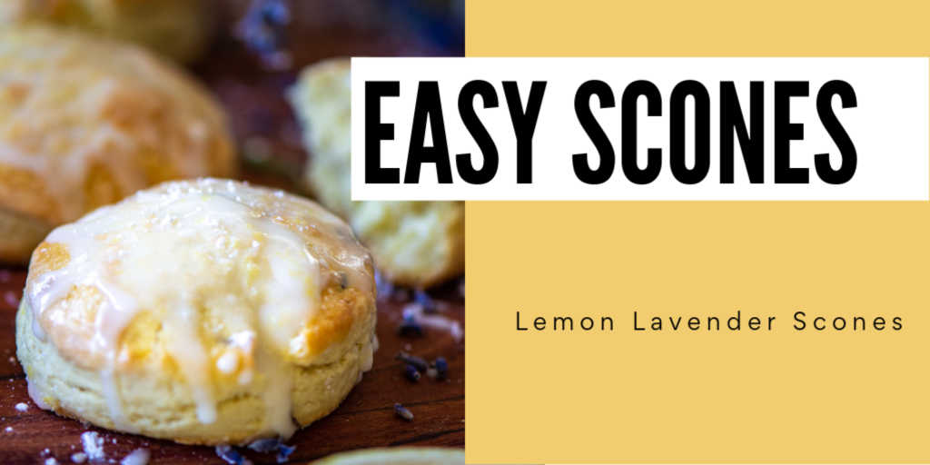 Lavender and Lemon Mini Scones