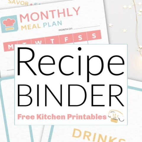 How to Cut Recipe in Half Chart {Free Printable} - Savor + Savvy