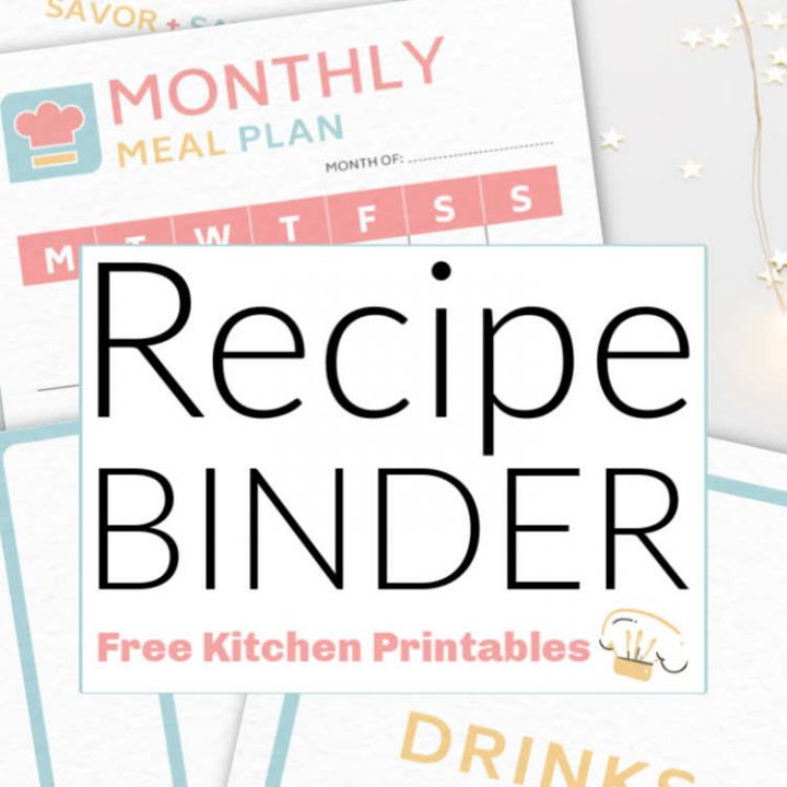 How to Cut Recipe in Half Chart {Free Printable} - Savor + Savvy