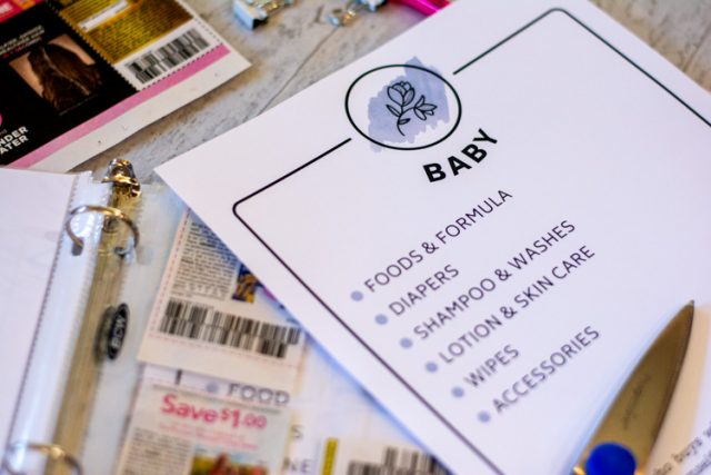 Free Printable - Coupon Binder Including Ten Pages - Savor + Savvy