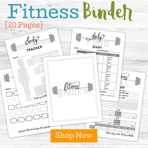 Health and Fitness Binder - Savor + Savvy