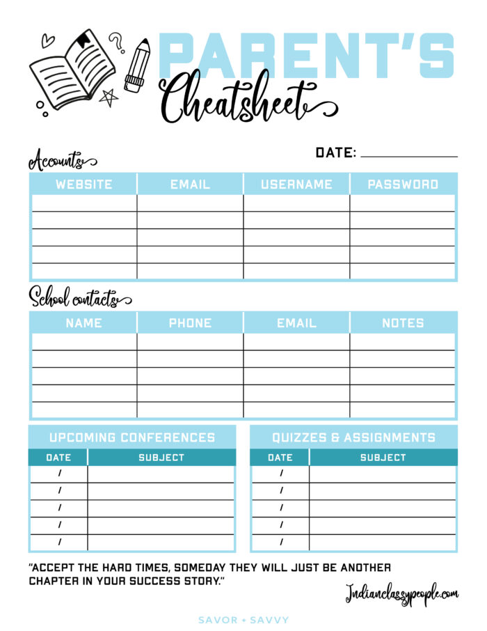 Printable Distance Learning Binder & Tips For Success - Savor + Savvy