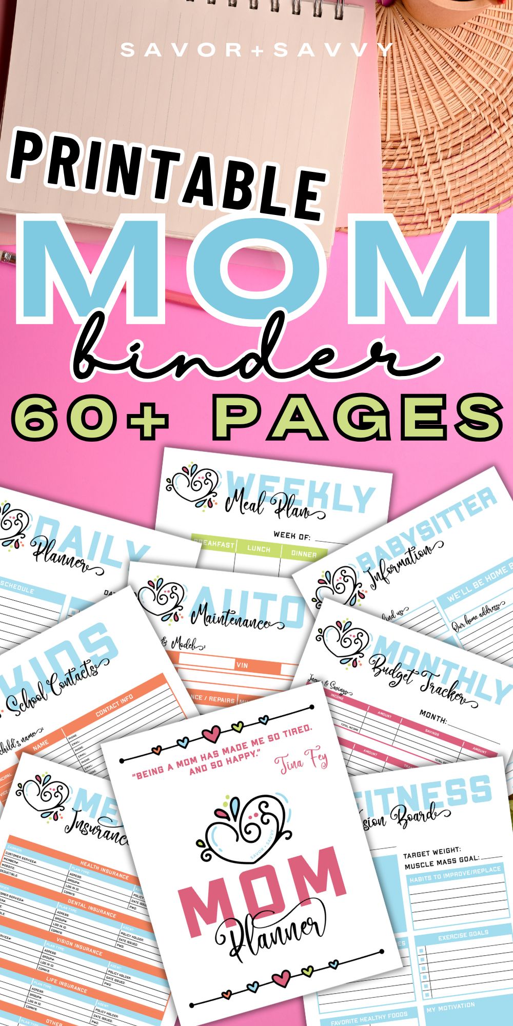 Printable Mom Binder - Easy Planning For Busy Moms