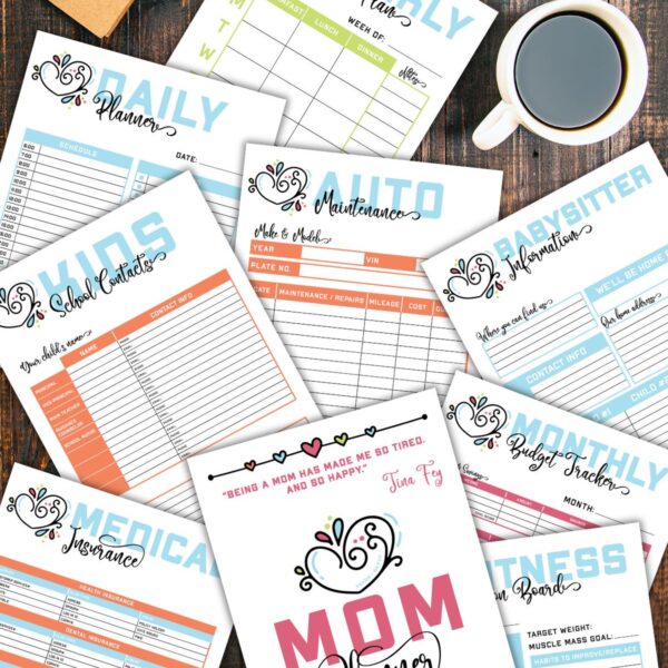 FREE Printable Binder Covers to Organize Your Life - Savor + Savvy