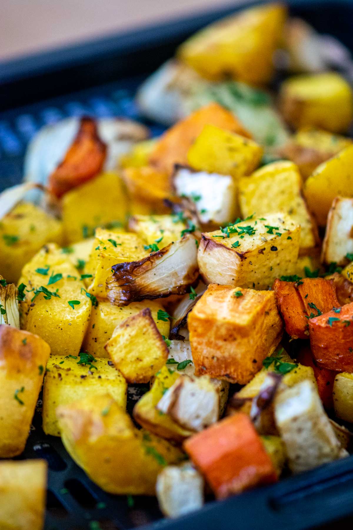 Air Fryer Roasted Root Vegetables 15 Minutes Savor Savvy