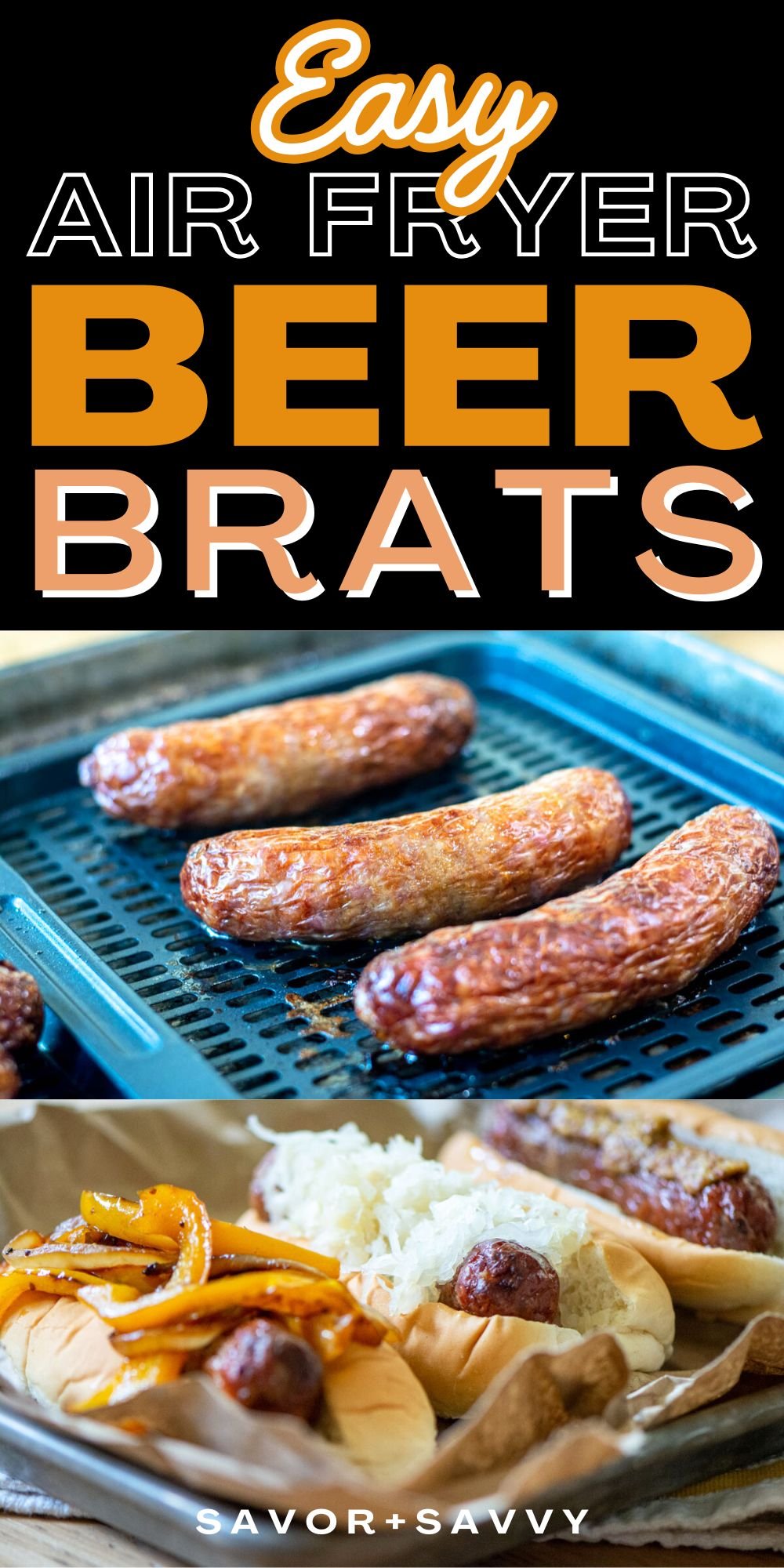 Air Fryer Beer Brats