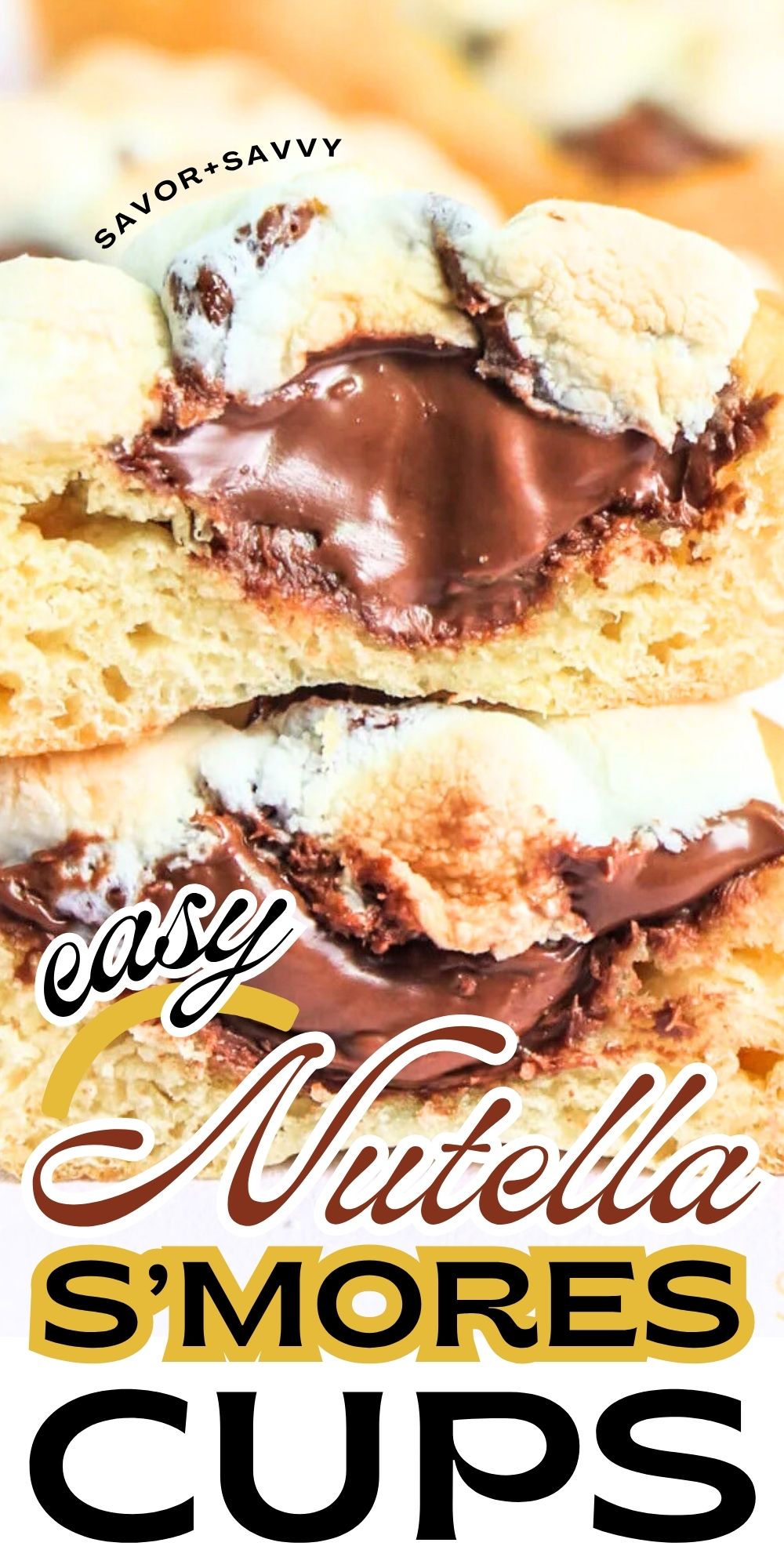 20-Minute Nutella S\'mores Cups
