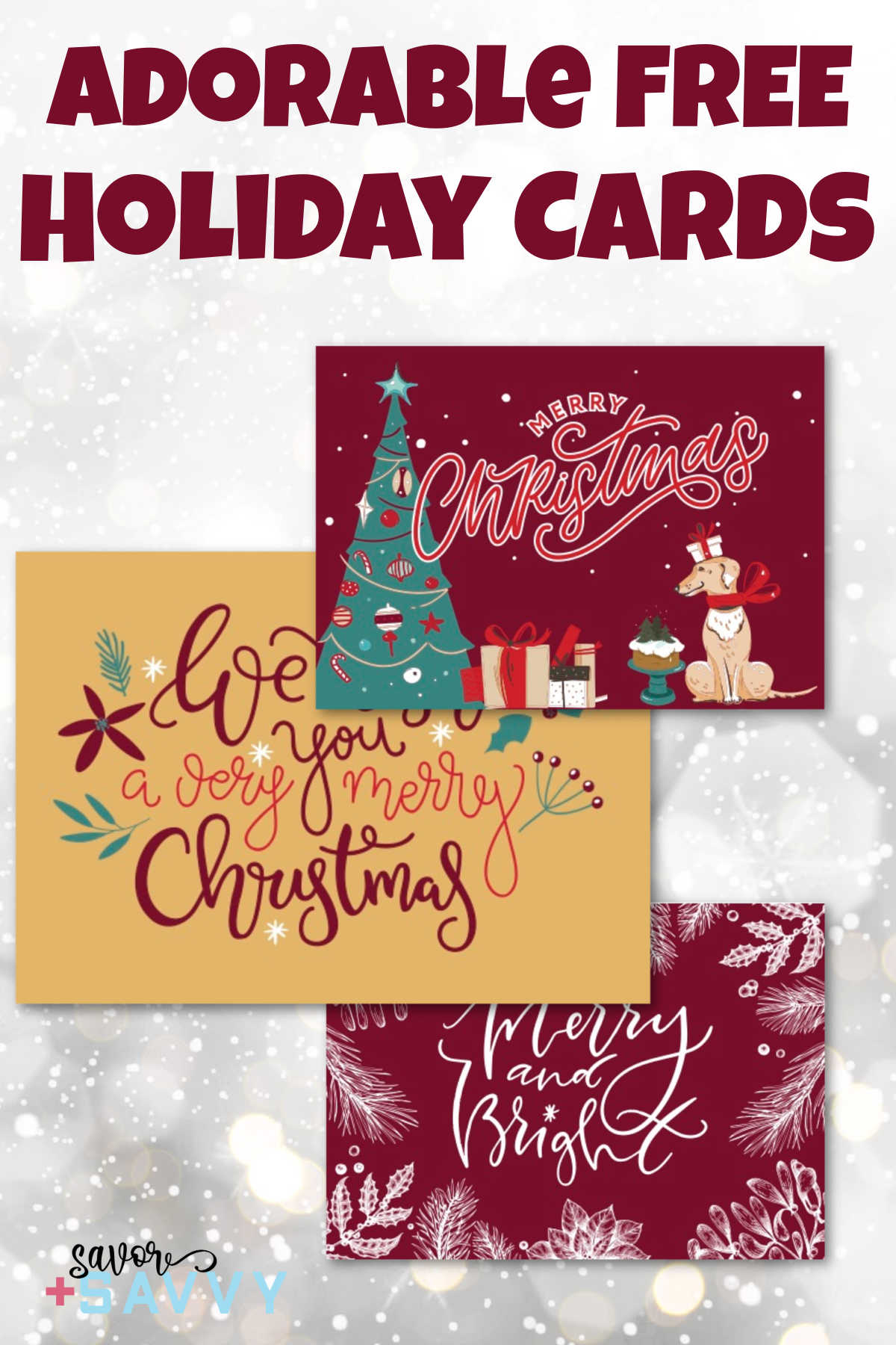 Printable Christmas Cards