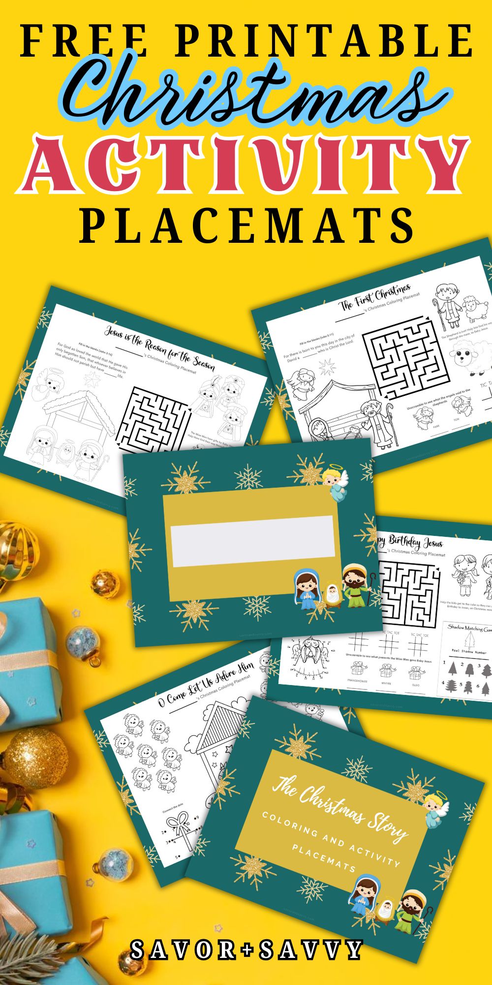 Free Printable Christmas Story Activity Sheets