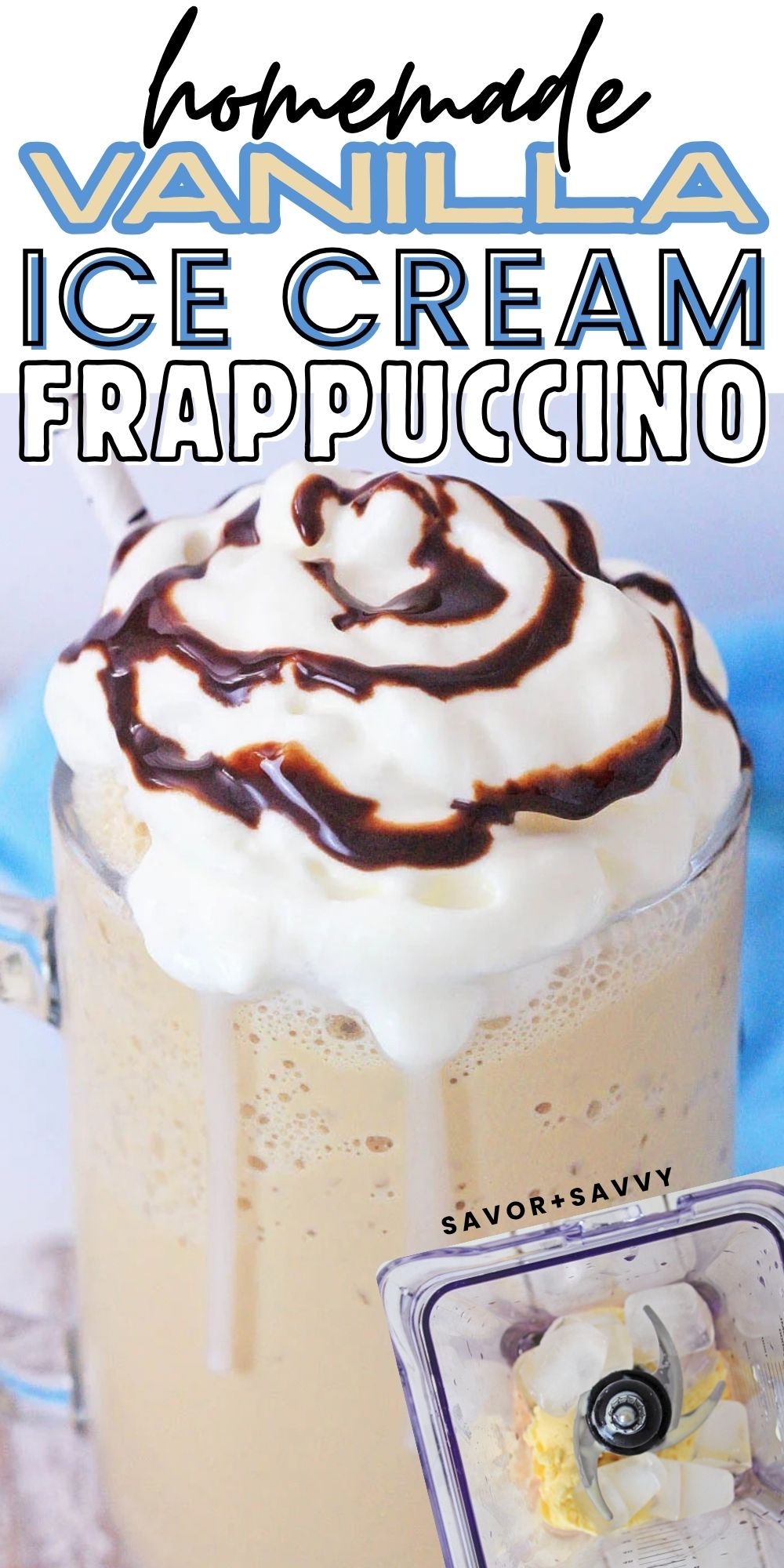 Homemade Frappuccino With Vanilla Ice Cream