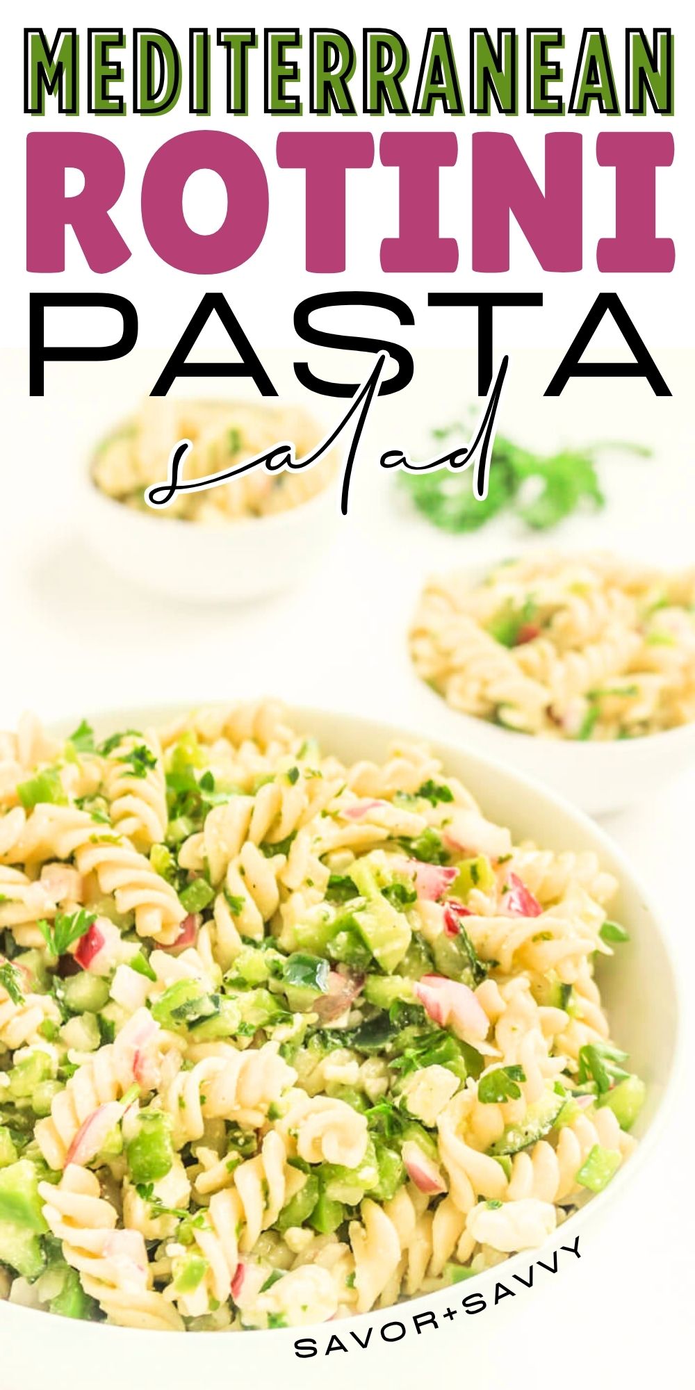 Easy Mediterranean Pasta Salad With Feta