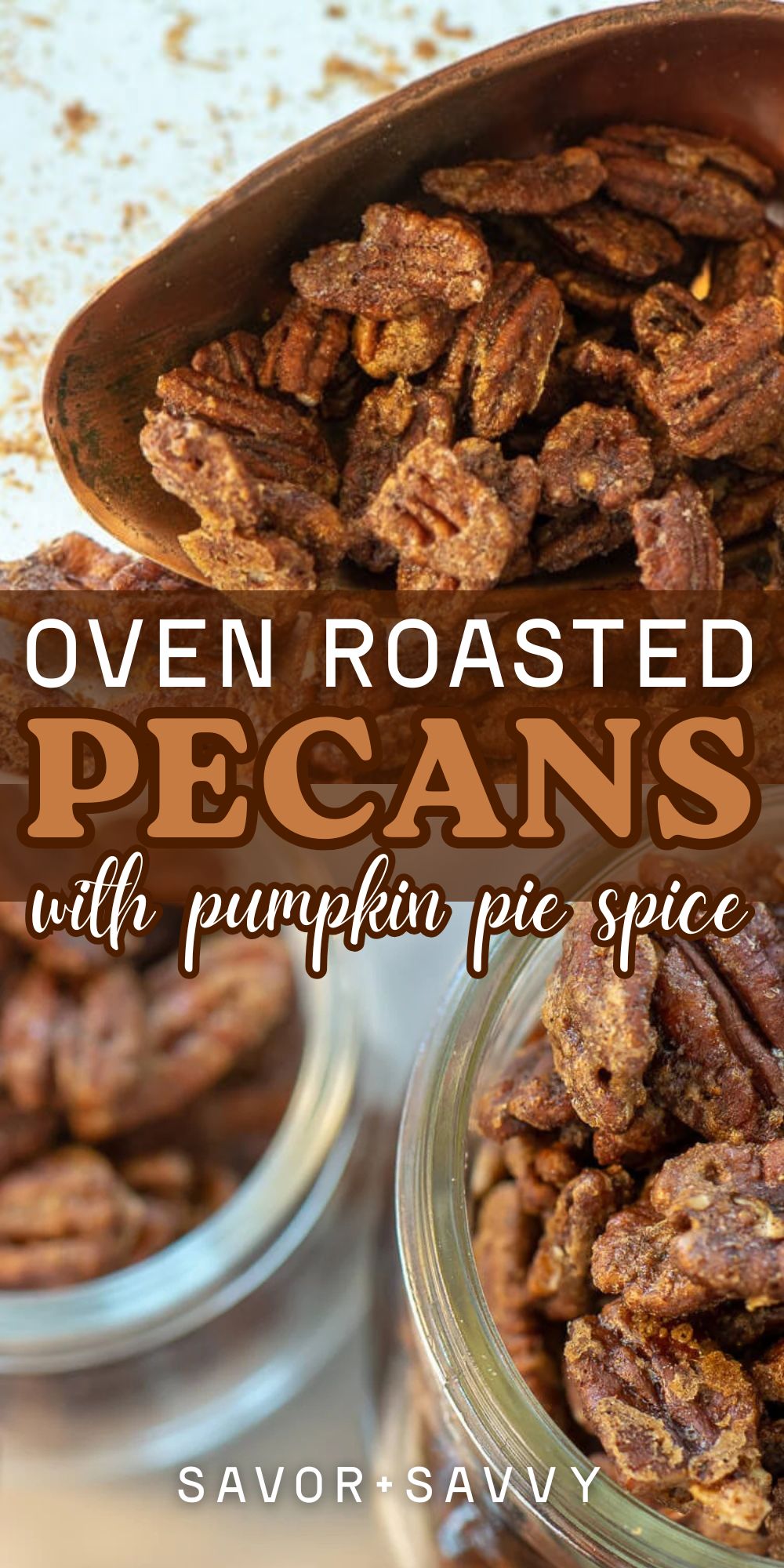 Roasted Pumpkin Pie Spiced Pecans