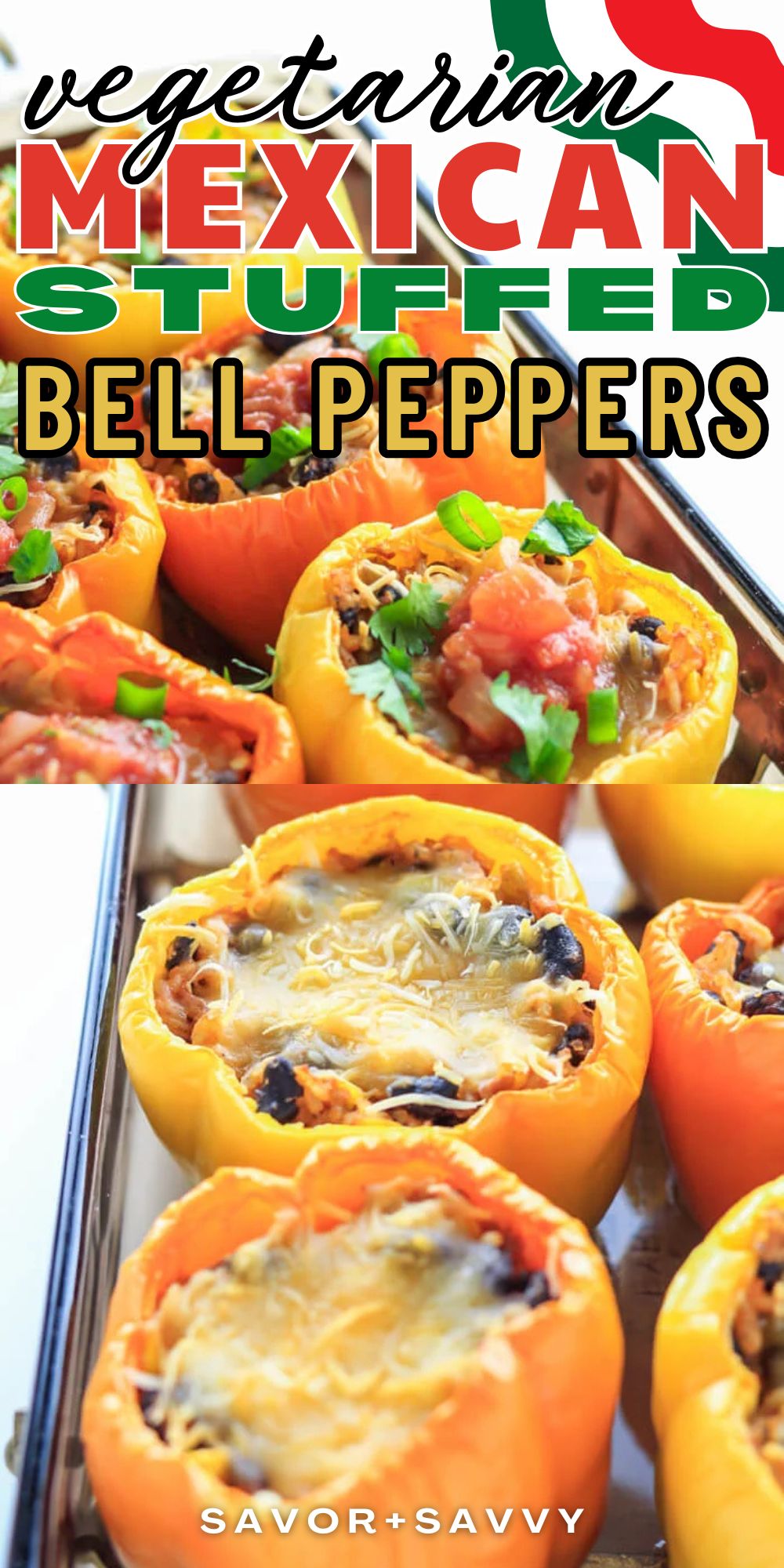 Vegetarian Mexican Stuffed Peppers