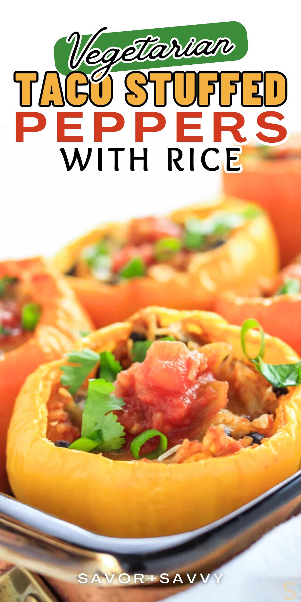 Vegetarian Mexican Stuffed Peppers