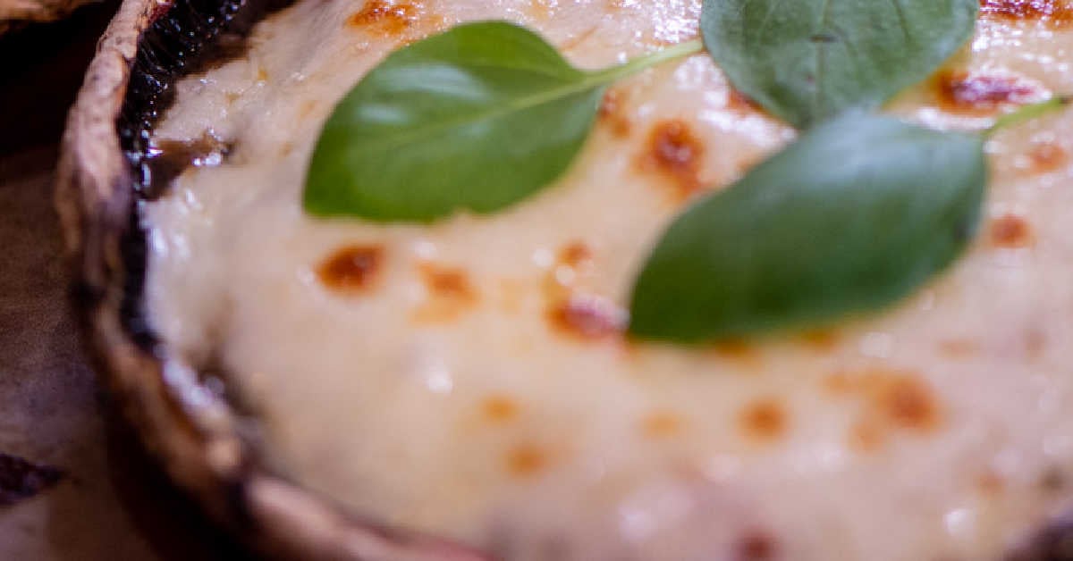 Easy Oven Roasted Portobello Pizza in 20 Min Vegan Savor + Savvy