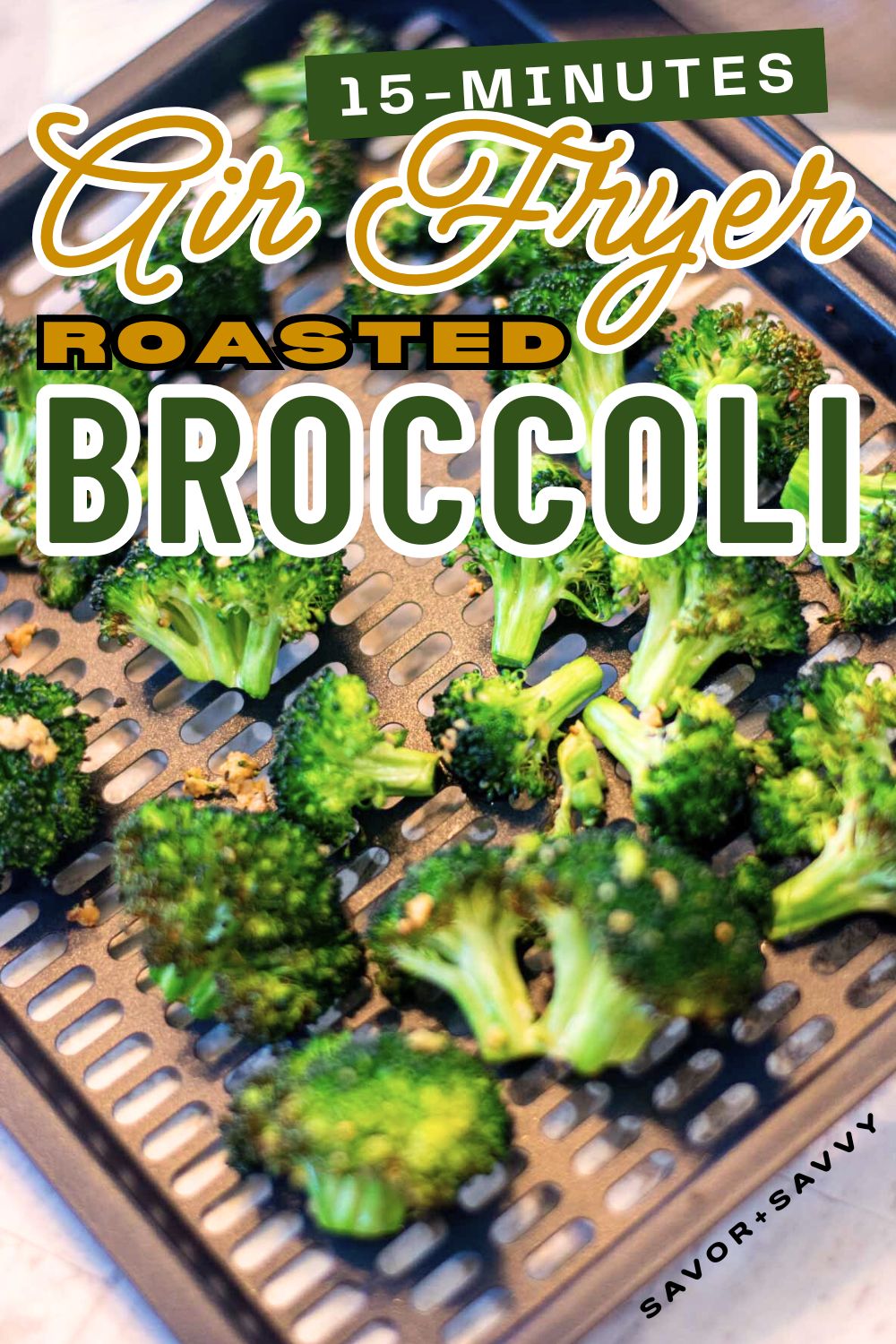 Air Fryer Roasted Broccoli