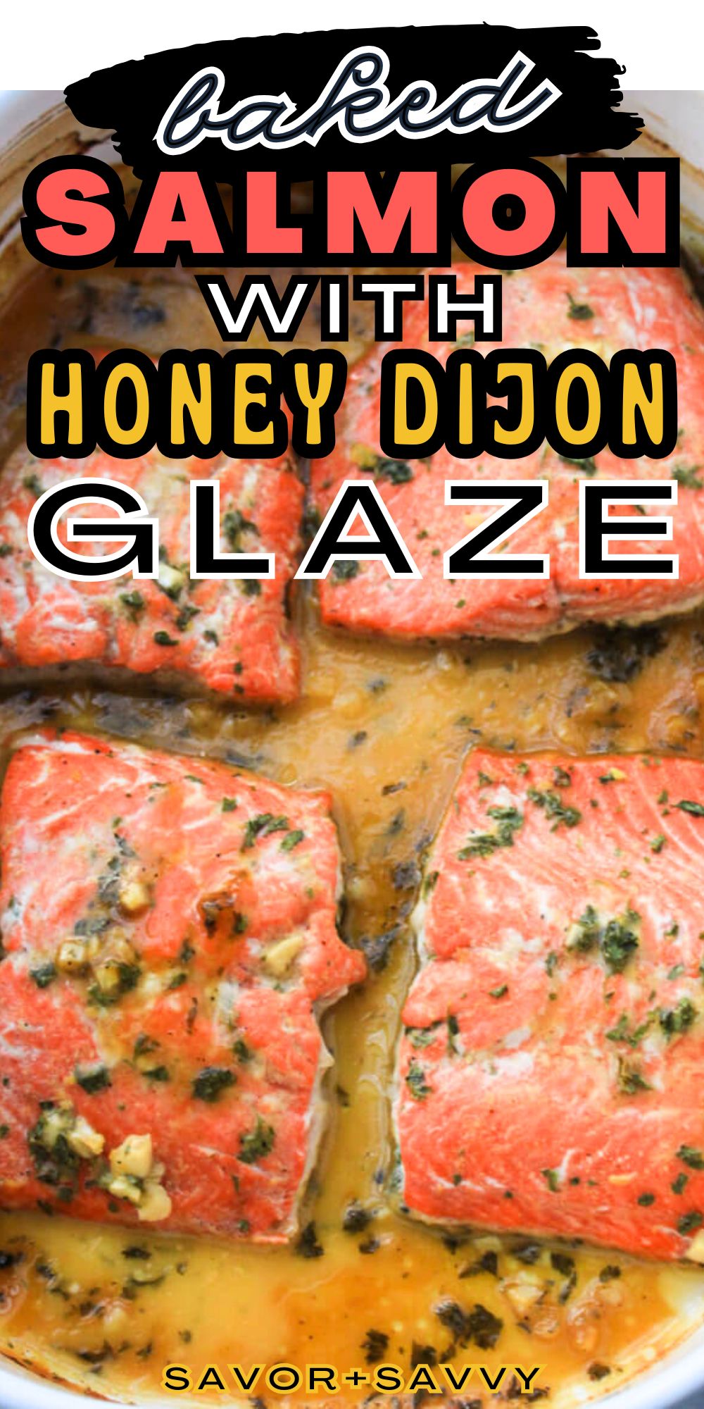 Honey Dijon Mustard Baked Salmon Recipe