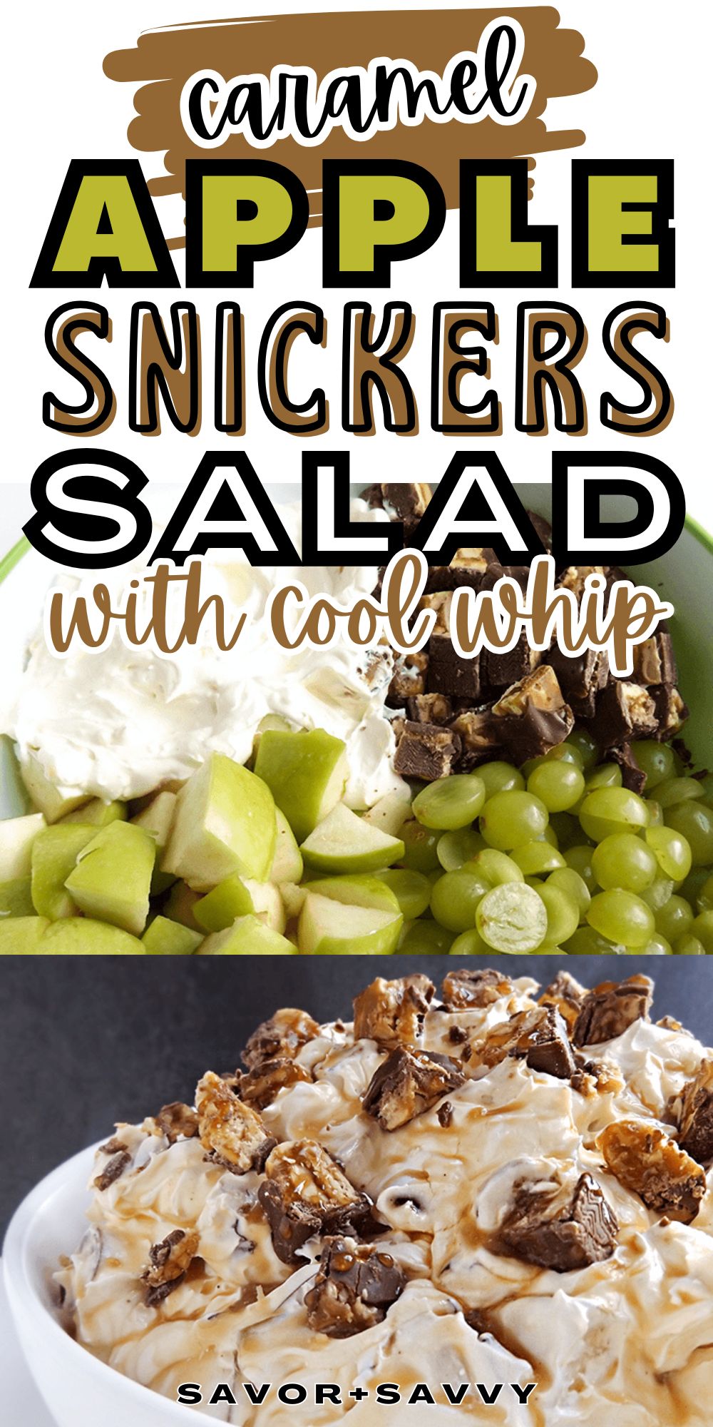 Salted Caramel Snickers Salad Recipe