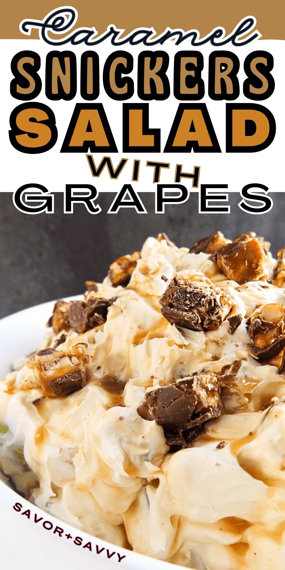 Salted Caramel Snickers Salad Recipe
