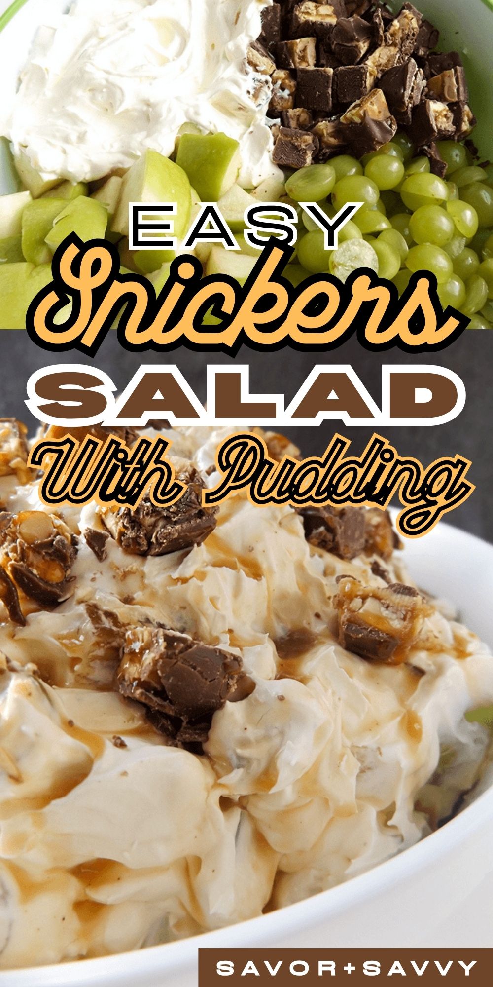 Salted Caramel Snickers Salad Recipe