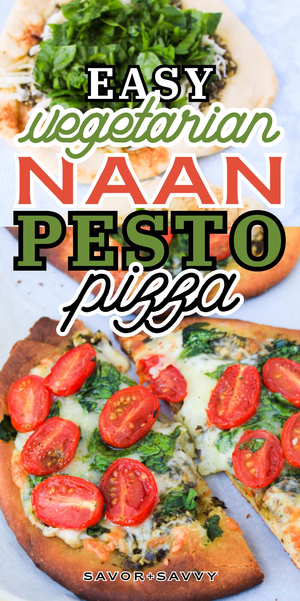 15-Minute Personal Naan Pesto Pizza