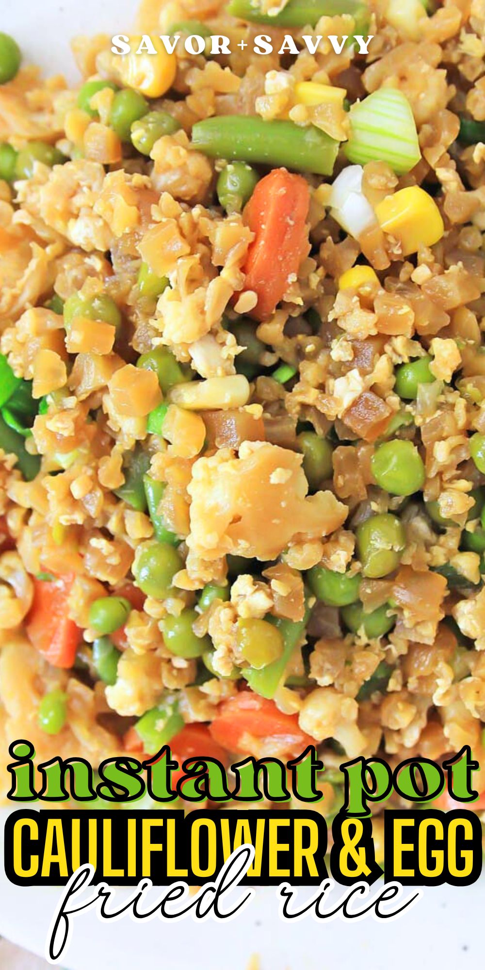 Instant Pot Cauliflower Fried Rice