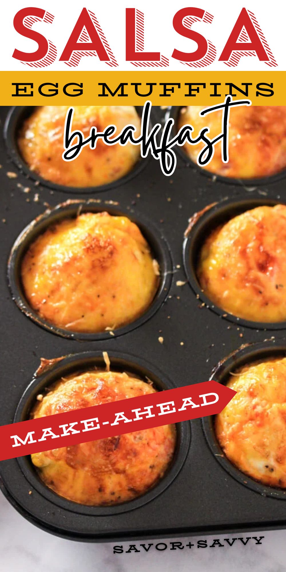 Salsa Scrambled Egg Muffin Cups