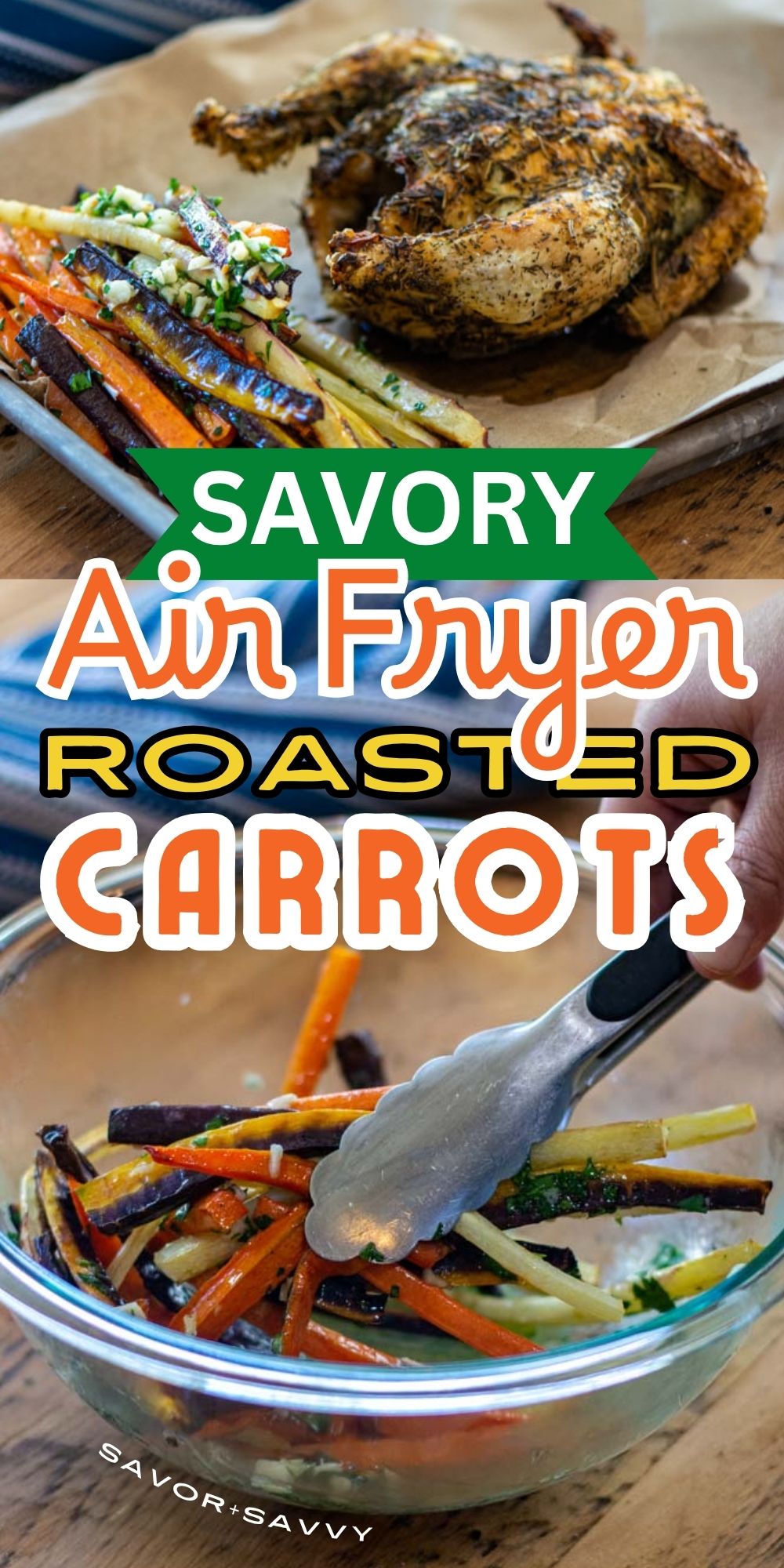 Easy Air Fryer Carrots With Garlic Butter