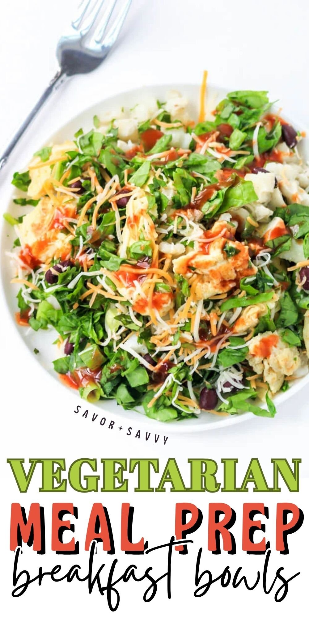 Vegetarian Meal Prep Breakfast Bowls