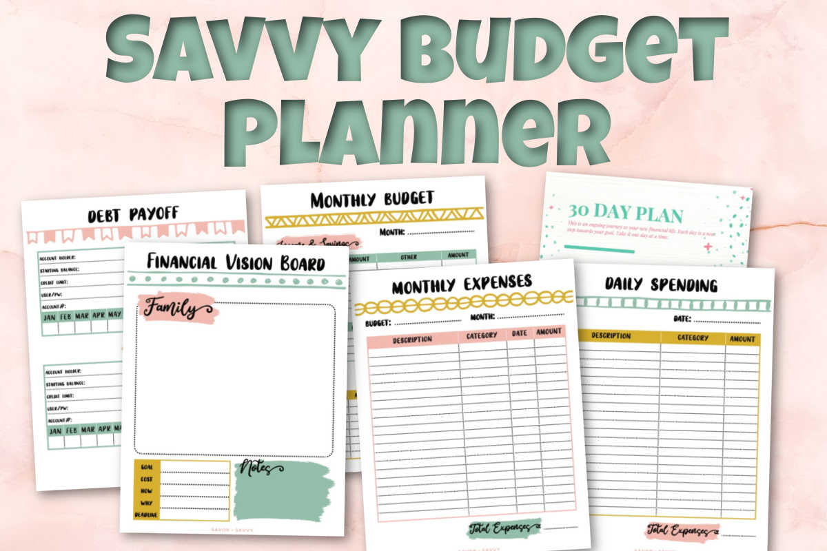 A5 Planner Budget Section Walkthrough + Free Budget Printables 